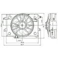 thumbnail image 1 of New GPD 2811484 Electric Cooling Fan Assembly, 1 of 1