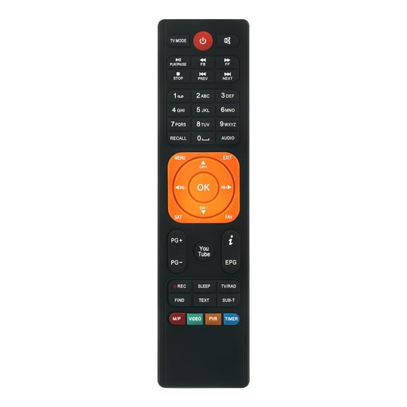 New GTMEDIA001 Replace Remote Control Fits for GTMEDIA V7S V8PRo V7 Plus Freesat V7 Remote