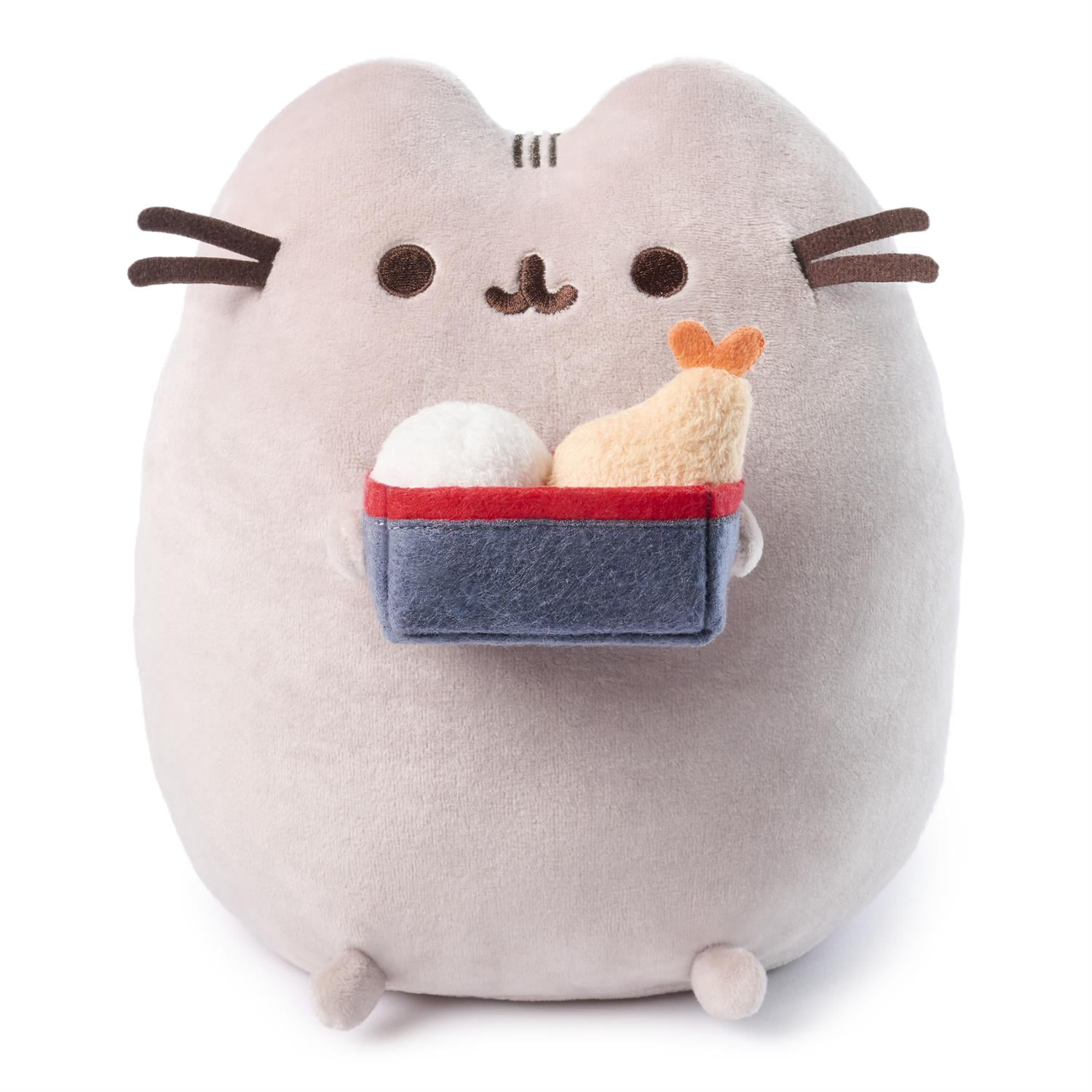 New GUND Pusheen Bento Box Snackable Plush Stuffed Animal Squishy Toy, 9.5"