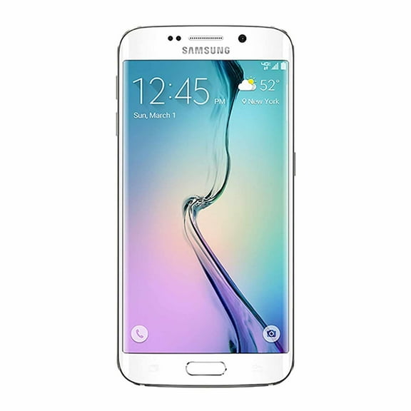New Galaxy S6 Edge 32GB G925V Verizon Wireless + GSM 4G LTE 5.1'' AMOLED Dispaly 3GB RAM 16MP Smartphone by Samsung - White Pearl