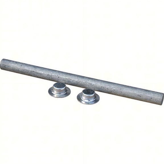 New Galvanized Roller Shaft W/pal Nuts tiedown Engineering 86184 1/2" x 6-1/4"
