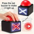 thumbnail image 1 of New Game Answer Buzzer Alarm Button With Sound Light Trivia Quiz Got Talent Buzzer, 1 of 8