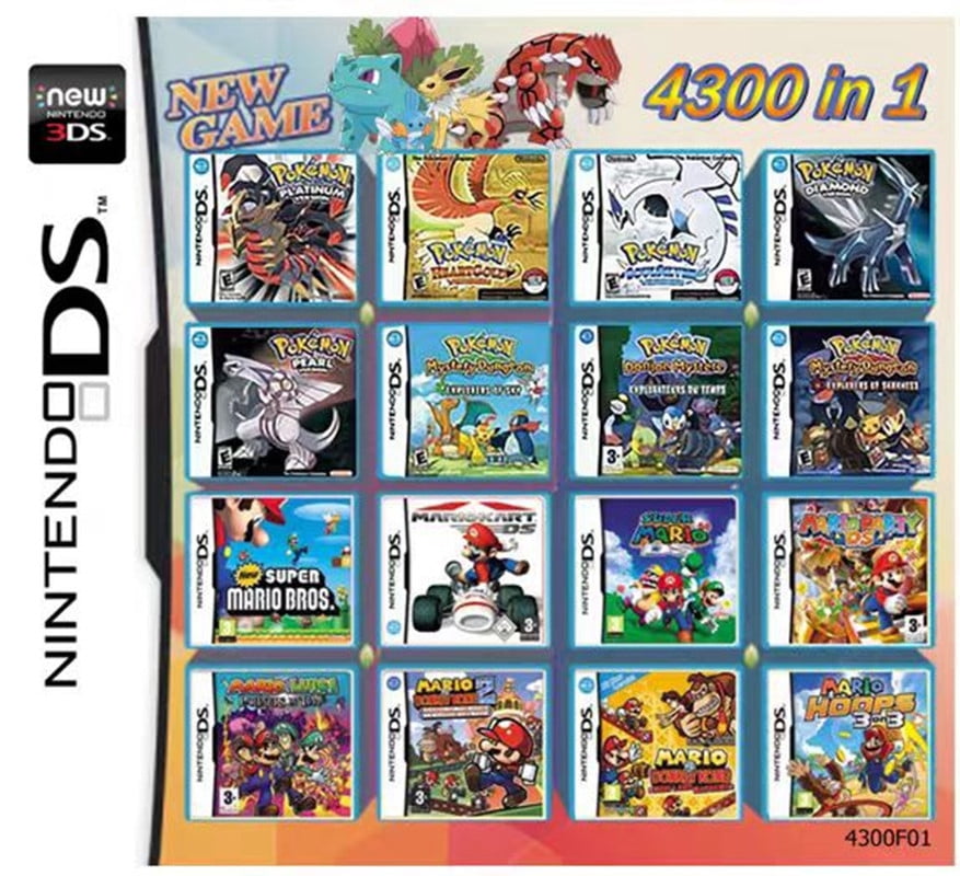 New Games Cartridge 4300 in 1 Series Video Game Card US Version for ...
