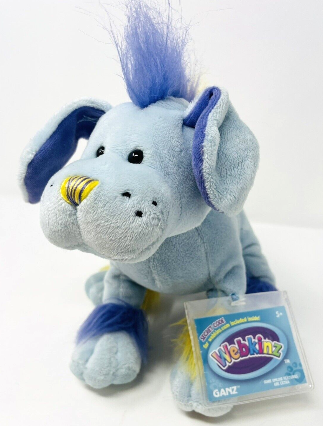 Stuffed Animal Webkinz Mohawk Puppy New Ganz Webkinz Mohawk Puppy