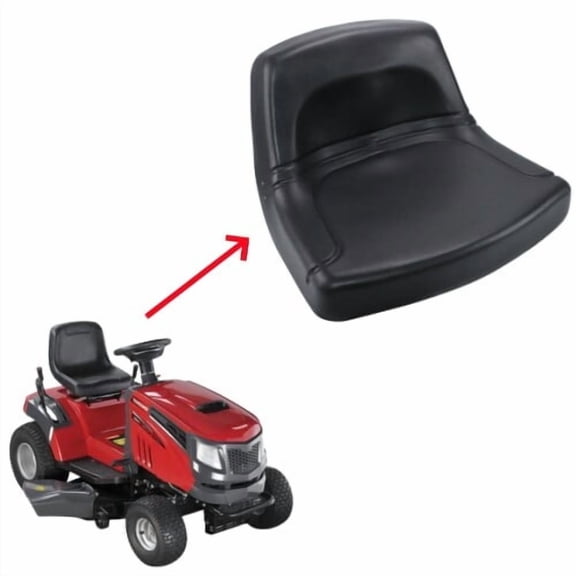 New Garden Lawn Mower Tractor Seat Black Waterproof Back