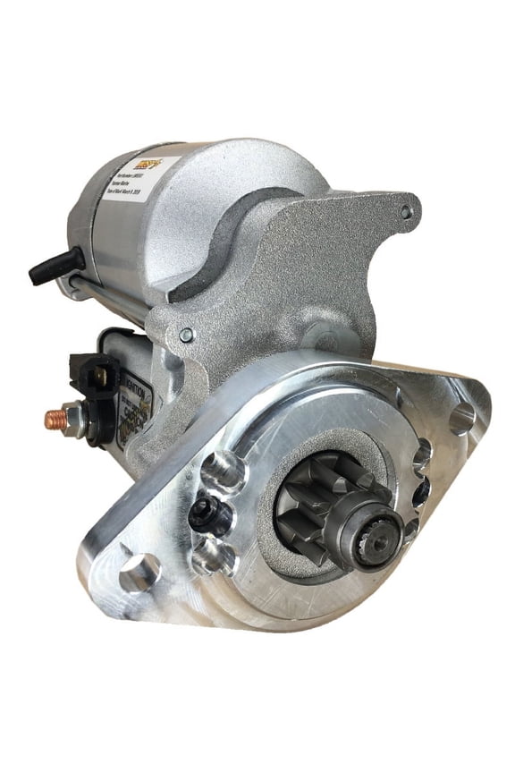 NEW WOSP HIGH TORQUE GEAR REDUCTION STARTER Compatible with 1980-1990 Yanmar 3GM30 3 Cyl DIESEL 3GMD 3 Cyl DIESEL 3GMF KM2A 1GM 1GM 1 Cyl, 19.41CI, 0.636L S114-303 9 Tooth