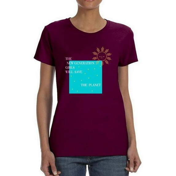 New Generation Girls T-Shirt Women -Image by Shutterstock, Female 4X-Large