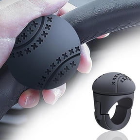 New Generation Silicone Steering Wheel Knob 1-Pack, Universal Fit For Cars Trucks Tractors With Lightweight Flexible Silicone And Anti-Slip Texture, Easy Steering Assistance