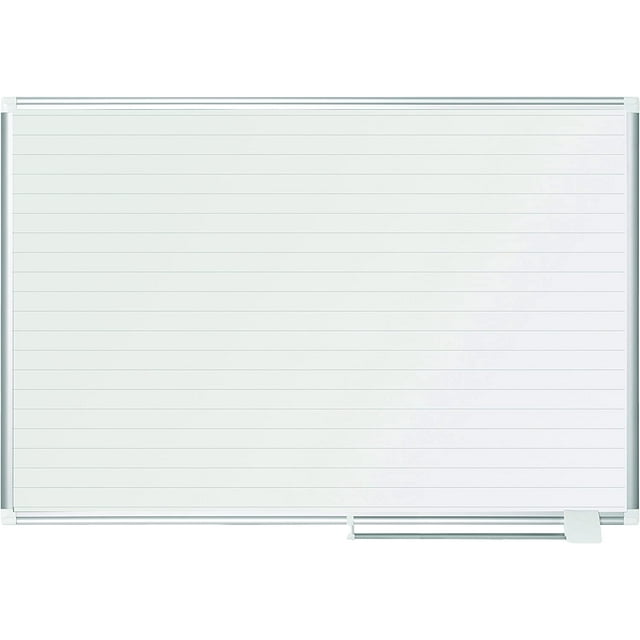 New Generation Ultra Dry Erase Ruled Planner, 48x36 Inch, Aluminum