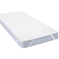 thumbnail image 1 of New Generation Waterproof Mattress Protector 90x200cm — Breathable, Hypoallergenic, Anti-Mite, Bacteria Protection, White, 1 of 5