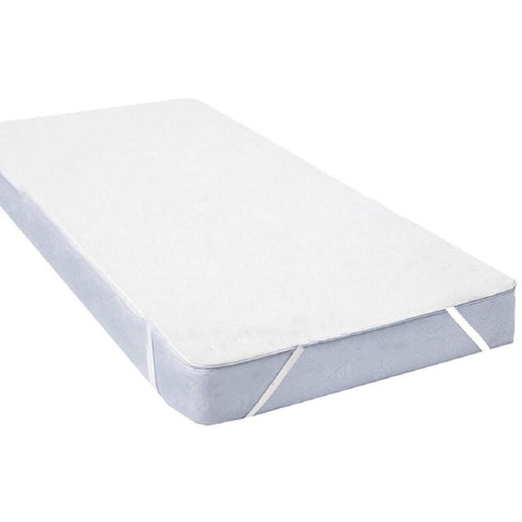 New Generation Waterproof Mattress Protector 90x200cm — Breathable, Hypoallergenic, Anti-Mite, Bacteria Protection, White