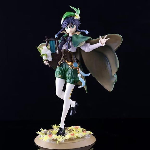 New Genshin Impact Barbatos (Standing Ver) Character Anime Model Statue Action Figures Desktop Ornament Popular Decorations Fan Souvenirs Creative Gift Collectable