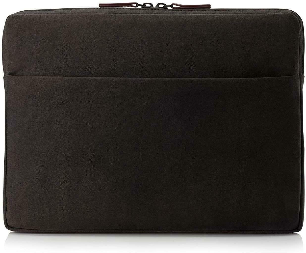 New HP Spectre Folio Sleeve Waxed Canvas, Black 5DC30AA#ABL