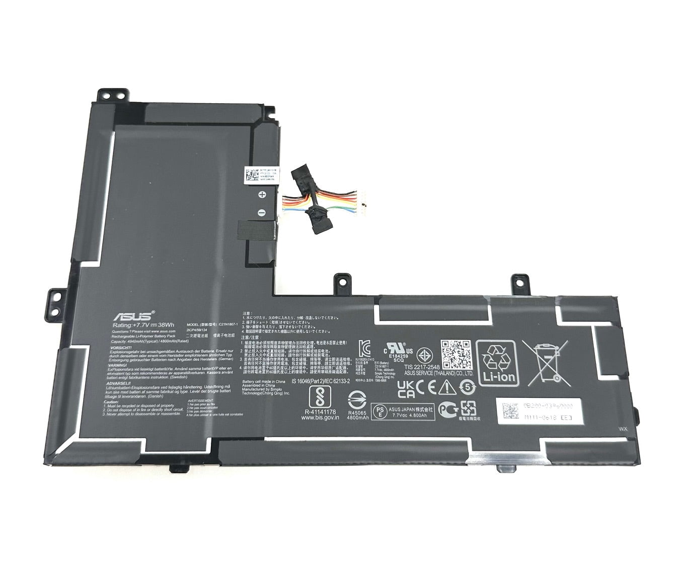 Asus Chromebook Battery