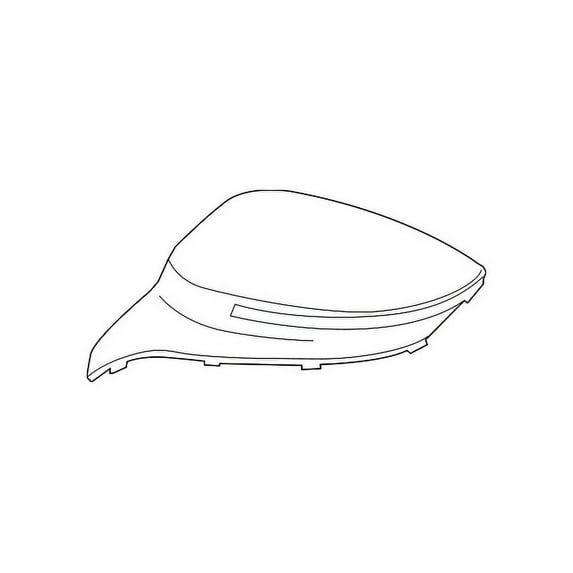 New Genuine BMW Cover Exterior Mirror Left (2014-2020) OE 51167393265