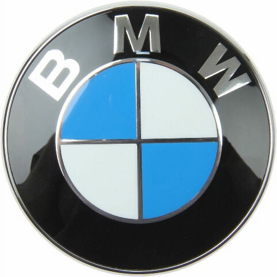 New Genuine BMW Rear Trunk Emblem Roundel w/ Clips (1991-2006) OE 51141970248