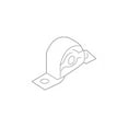 thumbnail image 1 of New Genuine BMW Rubber Mounting (2009-2011) OE 18307811949, 1 of 10