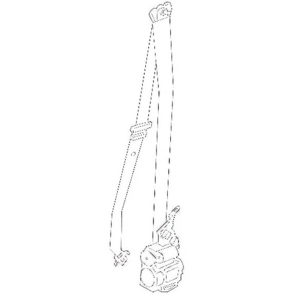 New Genuine BMW Upper Seat Belt Rema 1ST Sea (2019-2023) OE 72117497861