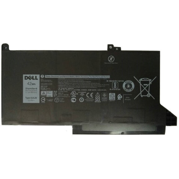 New Genuine Dell Latitude 7280 7480 42Whr 11.4V Battery DJ1J0
