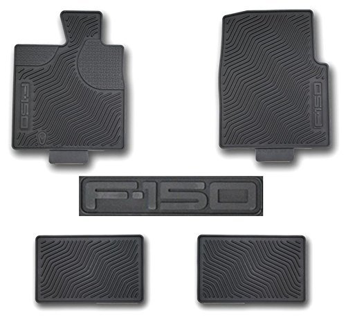 Ford Genuine JL3Z-1613300-AA Floor Mat – 1 Pack, OEM Replacement For Ford F-150 (2015-2018)