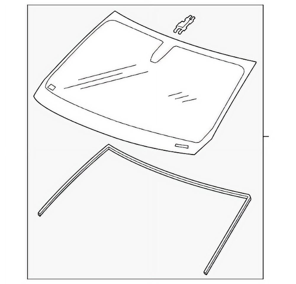 New Genuine GM Front Windshield Glass Assembly (20212022) OE 84734333