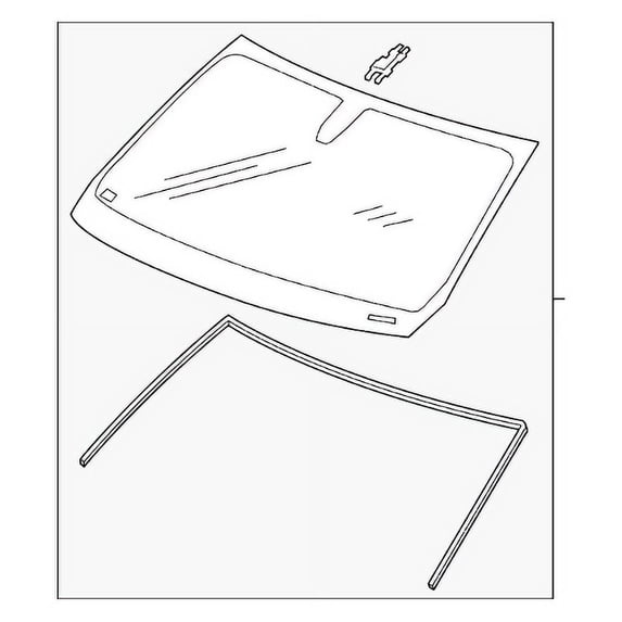 New Genuine GM Front Windshield Glass Assembly (2021-2022) OE 84734333