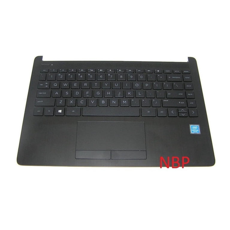 New Genuine HP 14-CF 14-CF0006DX Palmrest TouchPad With Keyboard 