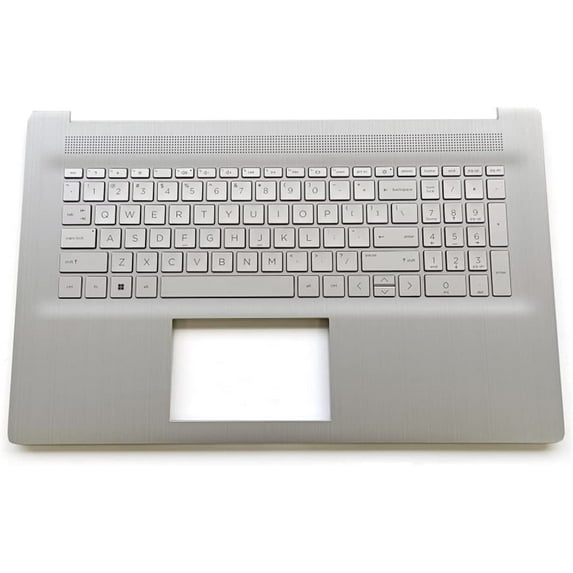 New Genuine HP 17-CN 17-CP 17S-CU 17-CN0273ST Silver Palmrest US Non Backlit Keyboard M50458-001