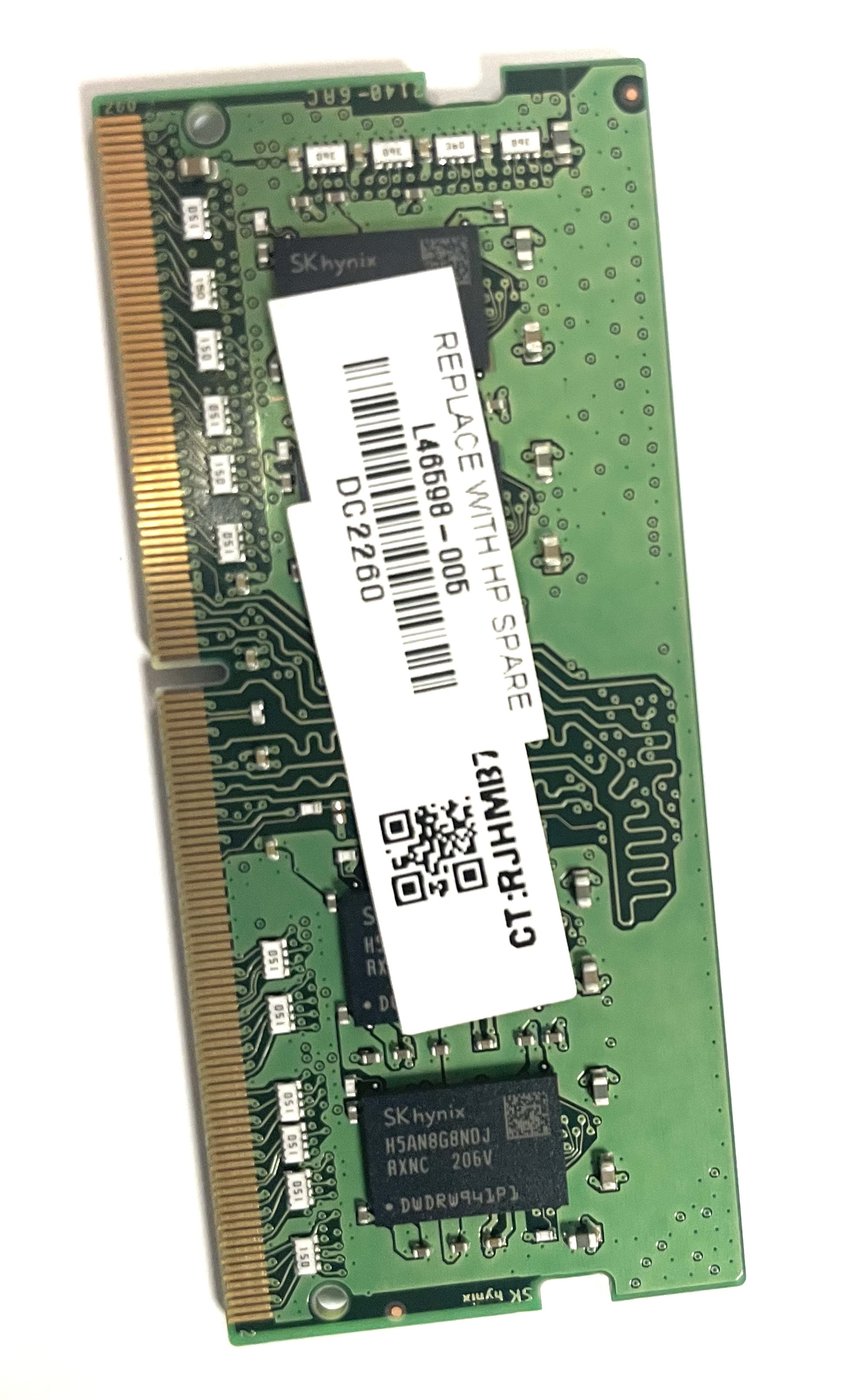 Genuine HP 8GB DDR4 3200MHz SoDIMM Laptop RAM Memory Stick Genuine HP 8GB DDR4 3200MHz SoDIMM Laptop RAM Memory Stick