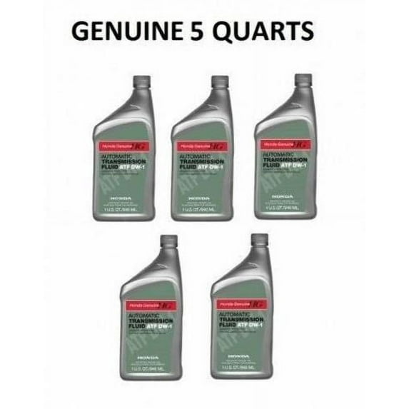 New Genuine Honda ATF DW-1 Automatic Transmission Fluid 5 Quarts OE 082009008