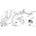 thumbnail image 1 of New Genuine Honda Accord AC Condenser Compressor Line Tube Hose (2013-2016) OE, 1 of 9