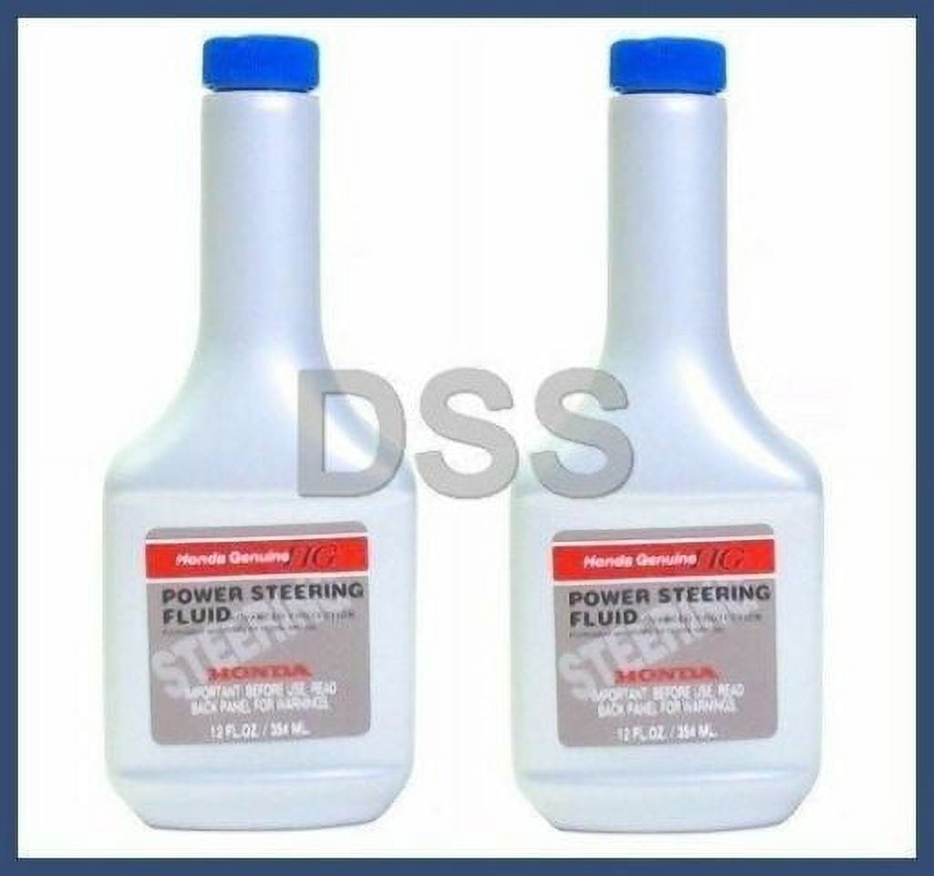 New Genuine Honda Acura Power Steering Fluid 12oz Set (x2) OE 082069002