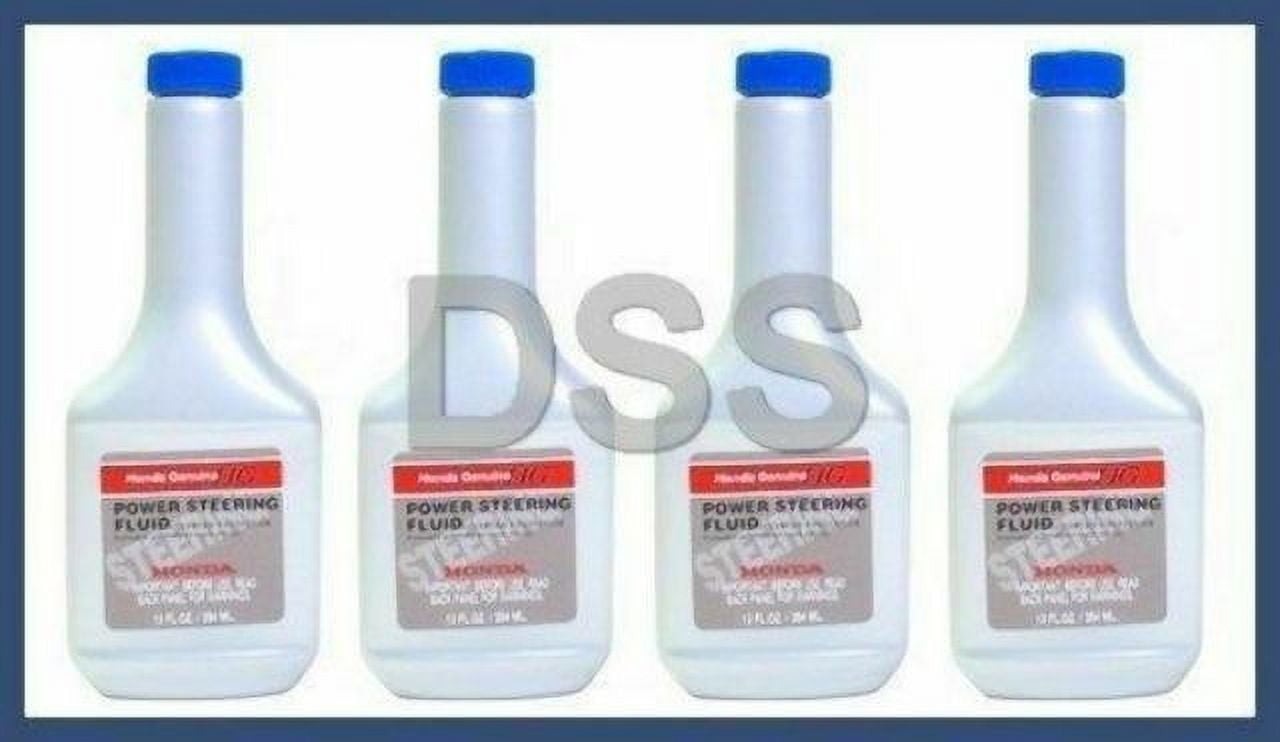 New Genuine Honda Acura Power Steering Fluid 12oz Set (x4) OE 082069002
