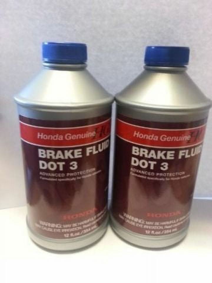 New Genuine Honda Brake Fluid Dot 3 OEM 12oz. Set (x2) 087989008