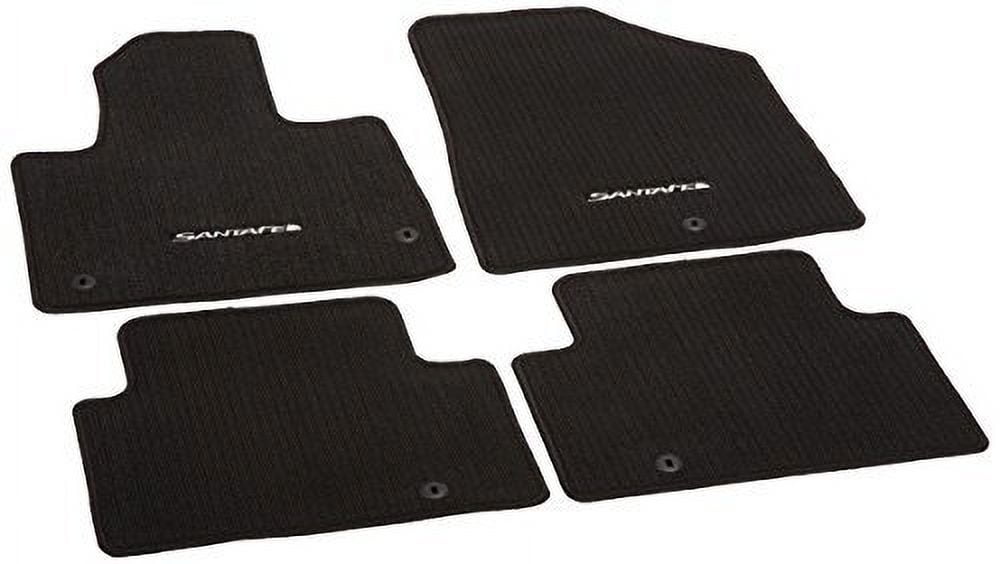 New Genuine Hyundai Sante Fe Carpet Floor Mat Set OE 4ZF14AC100RYN
