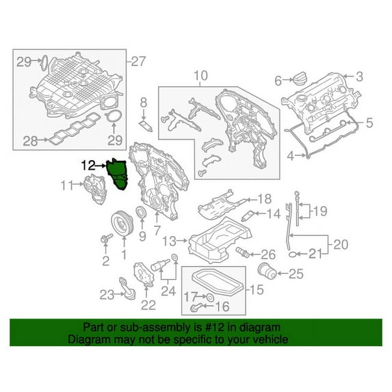 New Genuine Infiniti Gasket-Solenoid 23797EY01A OEM