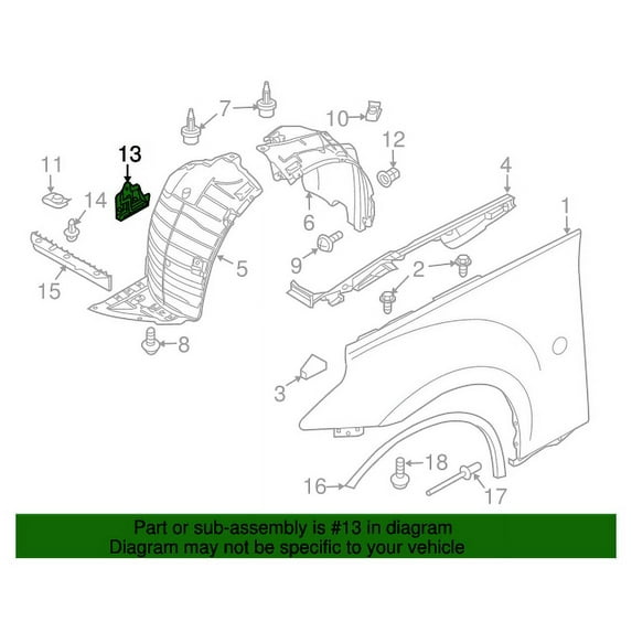New Genuine Infiniti Splash Guard-Front Fender,Lh 63833JK60A OEM