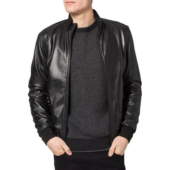 New Genuine Lambskin Leather Bomber Designer Jacket Motorcycle Biker Men's S M L XL A250