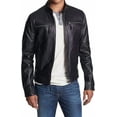 thumbnail image 1 of New Genuine Lambskin Leather Designer Jacket Motorcycle Biker Men's S M L XL A243, 1 of 3