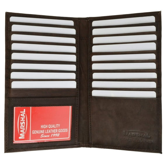 New Genuine Leather Bifold Credit Card ID Holder 1529 CF (C)