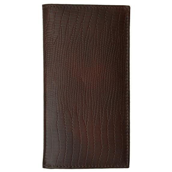 New Genuine Leather Checkbook Cover Case Snake Pattern 156 SN