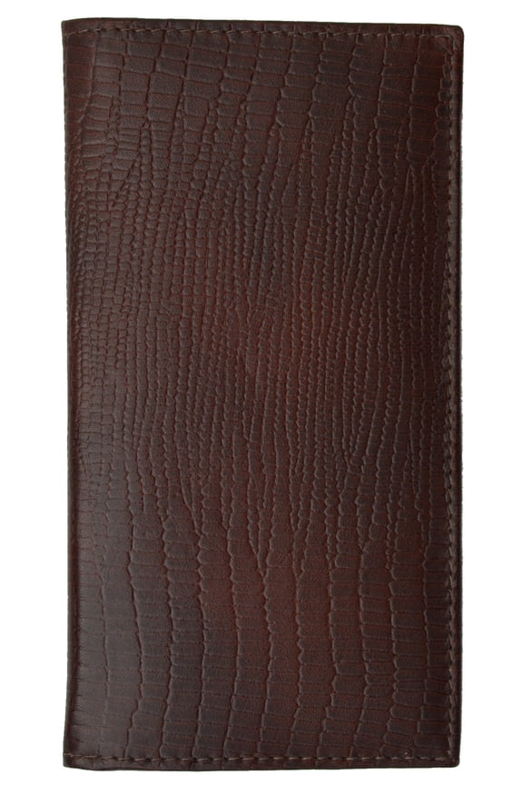 New Genuine Leather Checkbook Cover Case Snake Pattern 156 SN