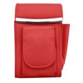 thumbnail image 1 of New Genuine Leather Cigarette Case Holder with Pocket for Lighter by Improving Lifestyles (RED), 1 of 1