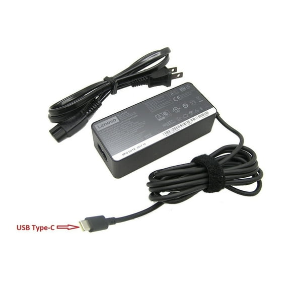New Genuine Lenovo ThinkPad 65 Watt 20V 3.25A Type C USB AC Adapter GX20P92530
