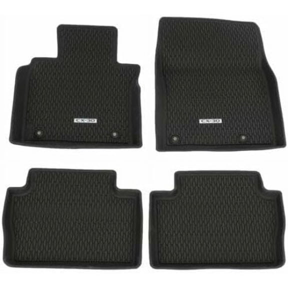 New Genuine Mazda All Weather Floor Mat Set High Wall (2020-2023) OE DGJ2V0350