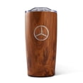 thumbnail image 1 of New Genuine Mercedes-Benz Cup Wood Tone Tumbler Brown 20 oz. OE 1445253, 1 of 9