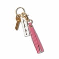thumbnail image 1 of New Genuine Mercedes-Benz Key Chain Leather Tassel Pink OE 1538398, 1 of 10