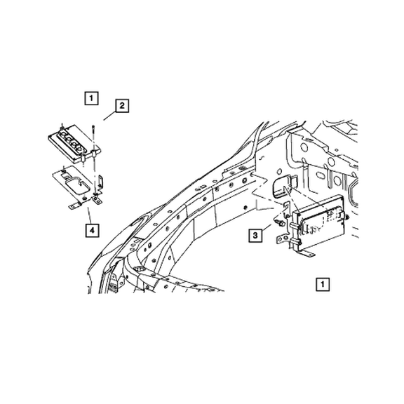 New Genuine Mopar Module Powertrain Control 2007-2007 OE 5094355AF