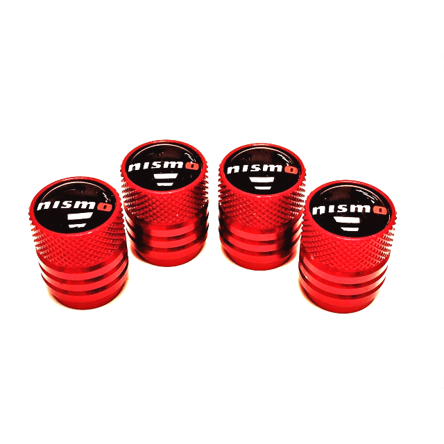 New Genuine Nissan 370Z Nismo Valve Stem Cap Set Red (20092020) OE
