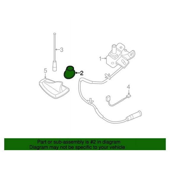 New Genuine Nissan Base-Antenna 28216EA000 / 28216-EA000 OEM